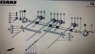 ležaj za Claas Mega 370-360 kombajna za žito