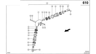 0007927220 vratilo za Claas Lexion 600 kombajna za žito